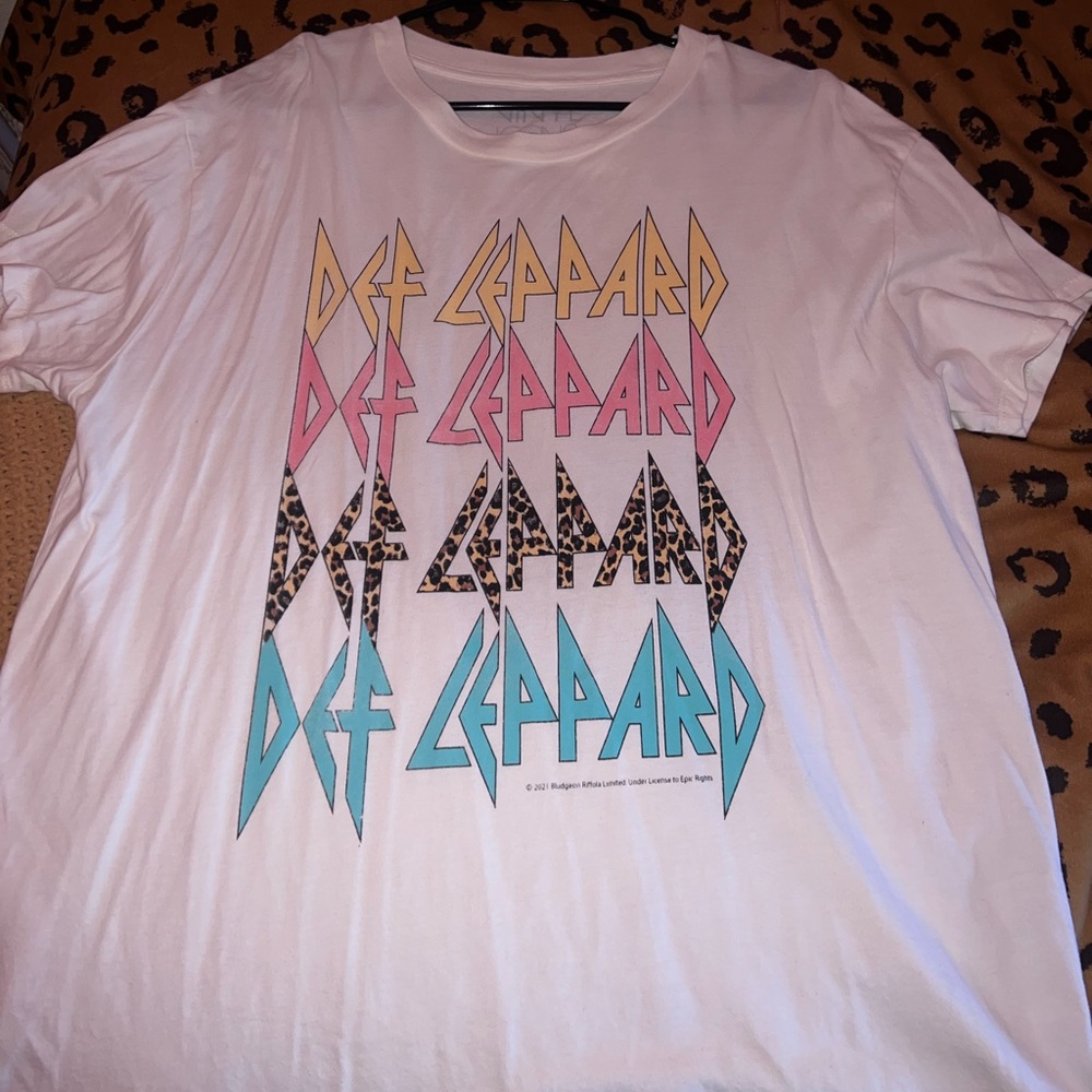 white def leppard t shirt from Nordstrom